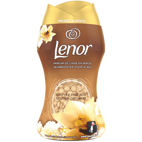 Lenor Gold Orchid z wanilii, mimozy, miodowych róż i brzoskwini pachnące kulki do bębna pralki 140 g