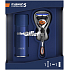 Gillette Fusion5 ProGlide holicí strojek + Fusion5 Ultra Sensitive gel na holení pro citlivou pleť 75 ml, kosmetická sada, pro muže