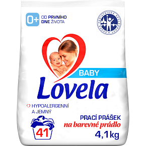 Lovela kolorowy proszek do prania dla niemowląt, 41 prań, 4,1 kg