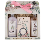 Bohemia Gifts Zestaw świąteczny żel pod prysznic 100 ml + szampon do włosów 100 ml + karta zapachowa 11 x 6,3 cm, zestaw kosmetyczny