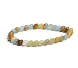 Kalcit multi Argentyński bransoletka elastyczny naturalny kamień, kulka 6 mm / 16 - 17 cm, kamień intuicji
