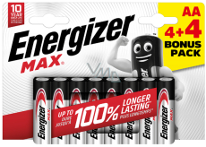 Energizer AA / LR6 1,5 V Alkaline Power baterie 8 sztuk