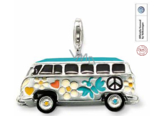 Zawieszka ze srebra próby 925 Volkswagen Bus, charms do bransoletki