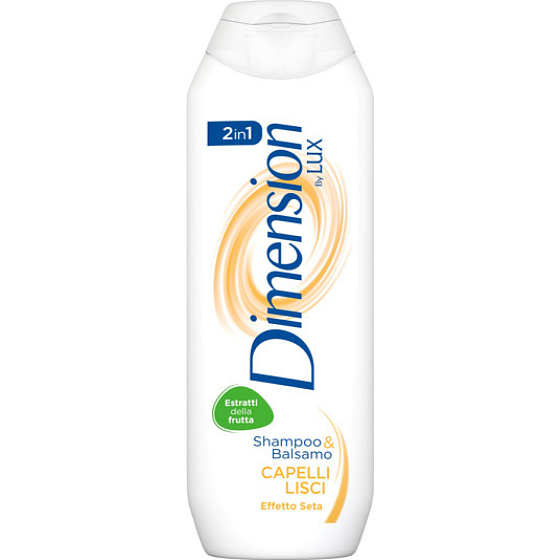 Dimension by LUX 2w1 szampon i balsam do prostych wlosow, 250 ml