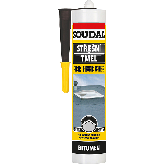 Soudal bitumiczny uszczelniacz dachowy, czarny, 300 ml