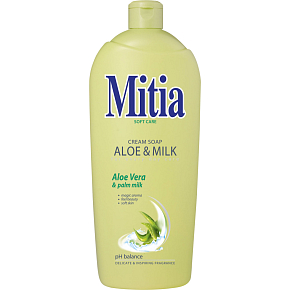 Mitia Aloe & Milk płynne mydło, uzupełnienie, 1 l