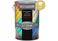 Hostagrund Prim 3v1 S2177 podkład i wierzchnia farba na metal, 0912 aluminium, 4 l