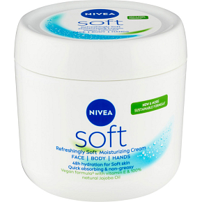 Nivea Świeży krem nawilżający Soft 500ml