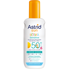 Astrid Sun Kids OF50+ mleko do opalování spray 150 ml