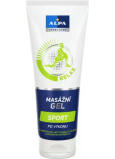 Alpa Sport Star Relax Sport po výkonu masážní gel s mentolem, methylsalicylátem a bylinný extrakty 210 ml