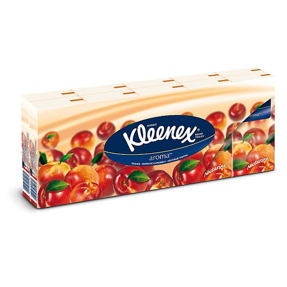 Kleenex Aroma Nektarinka hygienické kapesníky 10 kusů