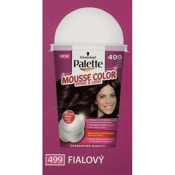 Schwarzkopf Palette Mousse Color Shake and color barva na vlasy 499 Fialový