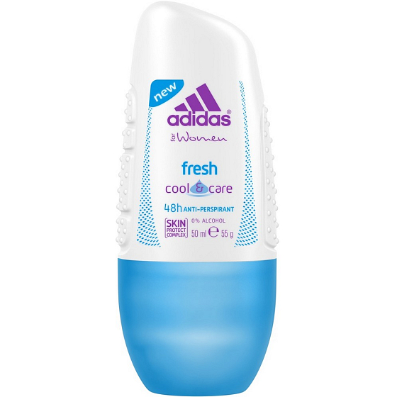 Adidas Cool & Care 48h Fresh kuličkový antiperspirant deodorant roll-on pro ženy 50 ml