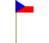 Arkus Papierowa flaga Republiki Czeskiej na drzewku 42 cm 1 sztuka