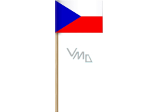 Arkus Papierowa flaga Republiki Czeskiej na drzewku 42 cm 1 sztuka