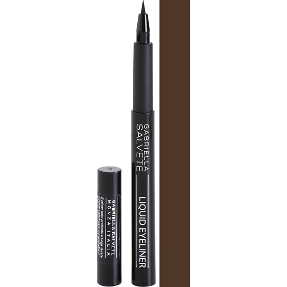Gabriella Salvete Liquid Eyeliner In Pen płynne eyeliner w pisaku 02 Brown 1,2 ml