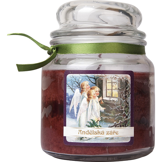 Bohemia Gifts Andělská záře dárková vonná svíčka ve skle doba hoření 70 hodin 360 g