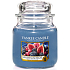 Yankee Candle Mulberry & Fig Delight - Pyszne morwy i figi świeca zapachowa Classic średnie szkło 411 g
