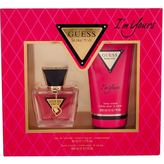 Guess Seductive I m Yours toaletní voda pro ženy 50 ml + tělový krém 200 ml, dárková sada