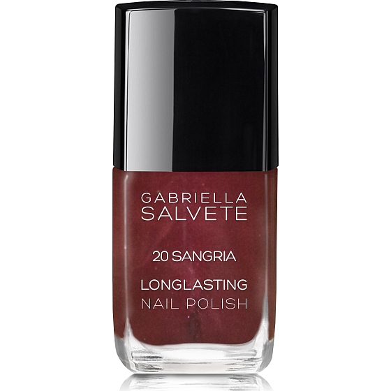 Gabriella Salvete Longlasting Enamel lak do paznokci o wysokim połysku 20 Sangria 11 ml
