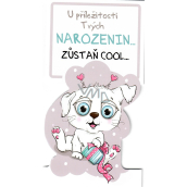 Nekupto Prezent na urodziny Zostań COOL piesek 116 x 220 mm 3493 K