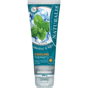 Naturalis Menthol & Mint - Mentol a Máta masážní emulze 200 ml