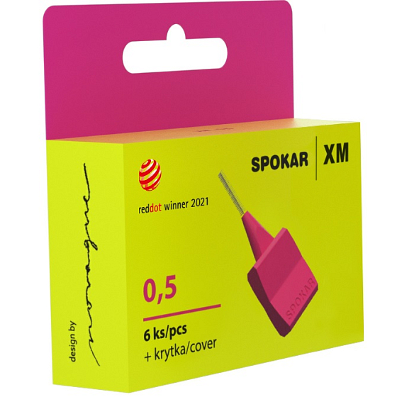 Spokar XM 0,5 mm szczoteczki międzyzębowe 6 sztuk