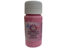 Art e Miss Uniwersalna farba akrylowa perłowa 51 Różowa 40 g