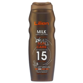 Lilien Sun Active SPF15 wodoodporne mleko do opalania 200 ml Lilien Sun Active SPF15 wodoodporne mleko do opalania 200 ml