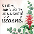 Albi Magnetka Z ludźmi, takimi jak Ty, jest na świecie urocza 6,5 x 6,5 cm