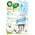 Air Wick Essential Oils Cotton & Crisp Air - Świeża bawełna elektryczny odświeżacz powietrza komplet 19 ml