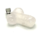 Kryształ Penis pro štěstí, přírodní kámen ručně broušený cca 11 x 22 mm, kámen kamenů
