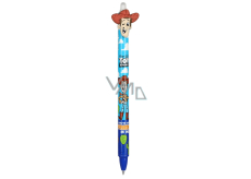 Colorino Gumowalne pióro Przygoda zabawek Woody, niebieski wkład 0,5 mm
