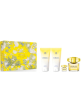 Versace Yellow Diamond Pour Femme toaletní voda 90 ml + tělové mléko 100 ml + sprchový gel 100 ml + toaletní voda 5 ml, dárková sada pro ženy