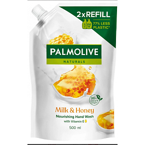 Palmolive Naturals Milk & Honey płynne mydło wymienne 500 ml