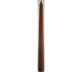 Lima Świeca gładka metaliczna miedziana brązowa stożkowa 22 x 250 mm 1 sztuka