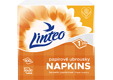 Linteo serwetki papierowe 1-warstwowe 30 x 30 cm, 100 szt.