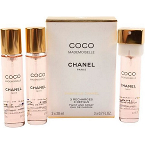 Chanel Coco Mademoiselle woda perfumowana wkłady dla kobiet 3 x 20 ml