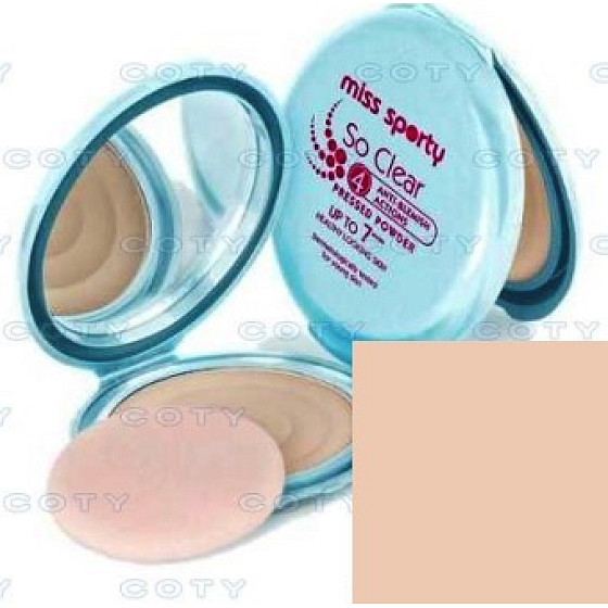 Miss Sporty So Clear Anti-Bacterial pudr na problematickou pleť 001 9,4 g