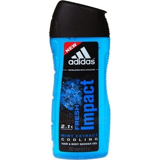 Adidas Fresh Impact 2v1 sprchový gel na tělo a vlasy pro muže 250 ml