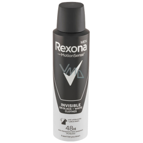 Rexona Men Invisible On Black + White Clothes antyperspirant dezodorant spray dla mężczyzn 150 ml Rexona Men Invisible On Black + White Clothes antyperspirant dezodorant spray dla mężczyzn 150 ml