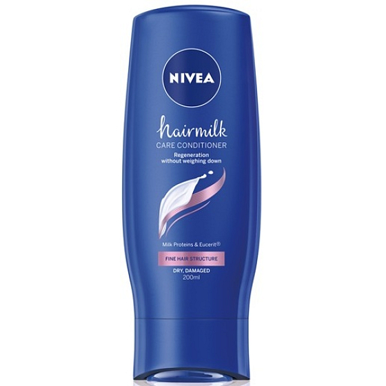Nivea Hairmilk Pečující kondicionér na jemné vlasy 200 ml
