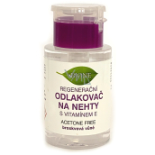Bione Cosmetics Witamina E brzoskwiniowy bezacetonowy regenerujący zmywacz do paznokci z pompką 180 ml