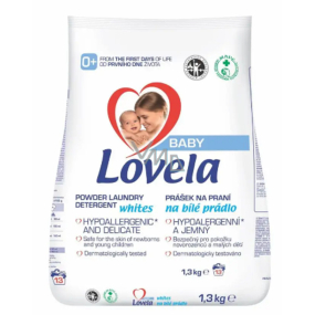 Lovela Baby Bílé prádlo Hypoalergenní, jemný prací prášek 13 dávek 1,3 kg Lovela Baby Bílé prádlo Hypoalergenní, jemný prací prášek 13 dávek 1,3 kg