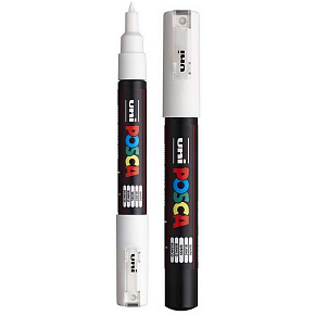 Posca Uniwersalny akrylowy marker 0,7 - 1 mm Biały PC-1M