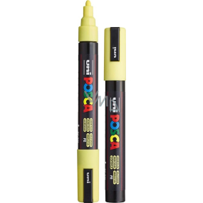 Posca Uniwersalny akrylowy marker 1,8 - 2,5 mm Pastelowy żółty PC-5M