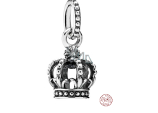 Zawieszka ze srebra próby 925 Korona królewska - Szlachetny blask, charms do bransoletki symbol