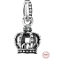 Zawieszka ze srebra próby 925 Korona królewska - Szlachetny blask, charms do bransoletki symbol