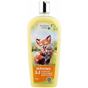 Bohemia Gifts Herbs Rumianek 3w1 żel pod prysznic, szampon i płyn do kąpieli dla dzieci 500 ml