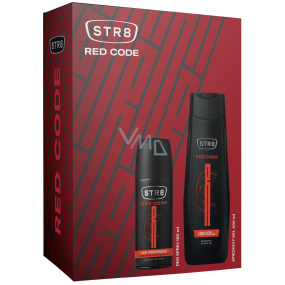 Str8 Red Code dezodorant w sprayu 150 ml + żel pod prysznic 400 ml, zestaw kosmetyków dla mężczyzn Str8 Red Code dezodorant w sprayu 150 ml + żel pod prysznic 400 ml, zestaw kosmetyków dla mężczyzn
